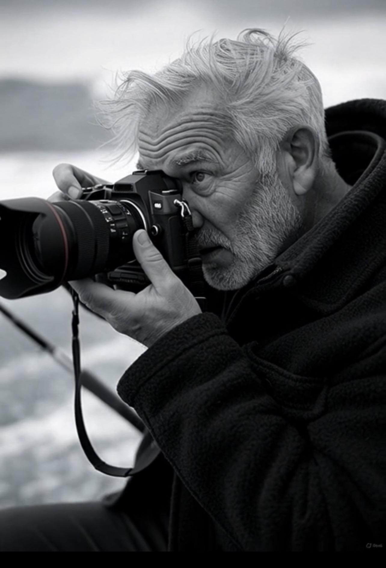 Portrait du Captain en tenue polaire